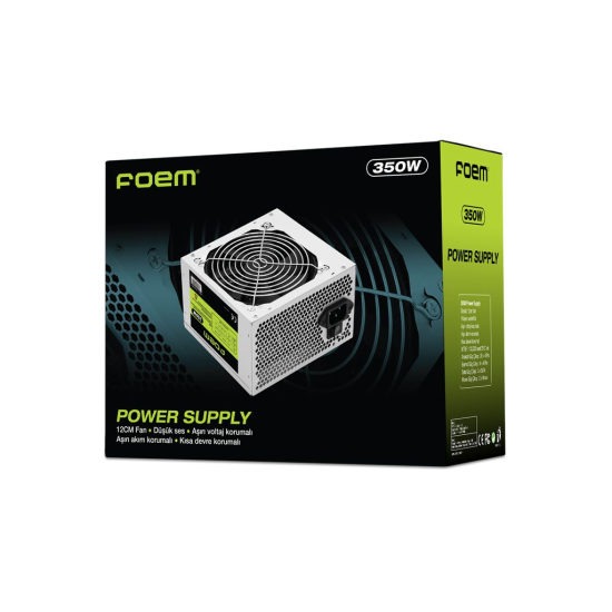 FOEM FPS-G35F12 350W, 12cm Fan, Sata, ATX, Power Supply (PSU)