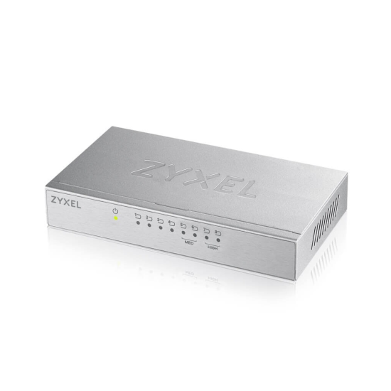 ZyXEL GS-108B V3, 8 Port, GigaBit, Metal Kasa, Yönetilemez, Masaüstü Switch