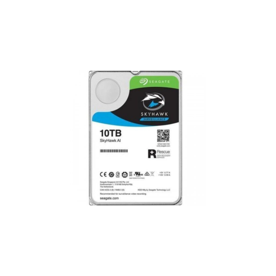 SEAGATE SKYHAWK AI, ST10000VE0008, 3.5’’, 10TB, 256Mb, 7200Rpm, Güvenlik, HDD