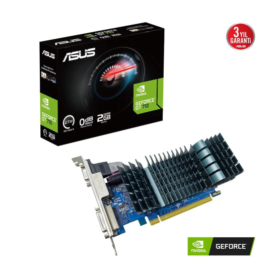 ASUS GT710-SL-2GD3-BRK-EVO 2Gb DDR3 64Bit  1xD-SUB 1xHDMI 1xDVI