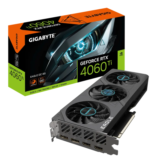 GIGABYTE GV-N406TEAGLE OC-8GD, RTX4060TI, EAGLE OC, 8Gb, GDDR6, 128BIT, 2xHDMI, 2xDP, GAMING Ekran KARTI