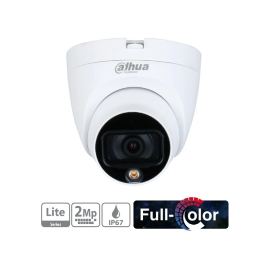 DAHUA HAC-HDW1209TLQ-LED-0280B 2Mpix  20 Mt Gece Gör.,2,8mm Lens, Full Color,4 IN 1, Dome Kamera