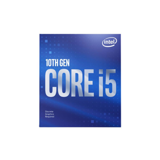 INTEL i5-10400F 6 Core, 2.9Ghz, 12Mb, 65W, LGA1200, 10.Nesil, BOX, (Grafik Kart YOK, Fan VAR)