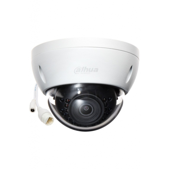 DAHUA IPC-HDBW1230E-S-0280B-S4  2Mpix,  2,8mm Lens, H265+, 30Mt Gece Görüşü, IP67, IK10, PoE Dome IP Kamera