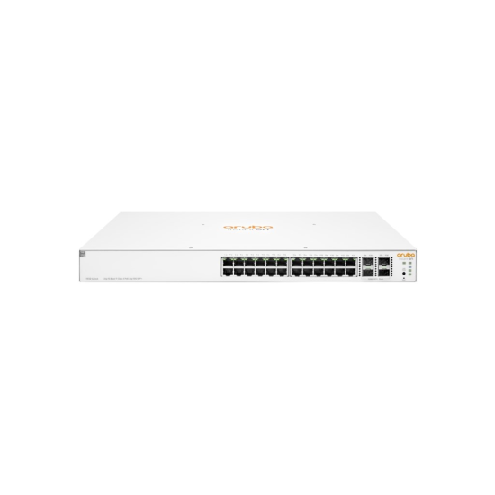 HP Aruba Instant On JL683A 1930-24G, 24Port,  GigaBit, 24 Port PoE, 195W, 4 Port Gigabit SFP, Yönetilebilir, Rack Mount Switch