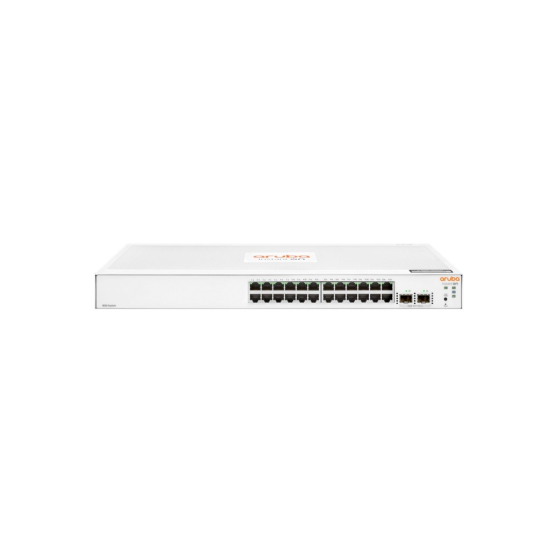 HP Aruba Instant On JL812A 1830-24G, 24Port,  GigaBit, 2 Port Gigabit SFP, Yönetilebilir, Rack Mount Switch