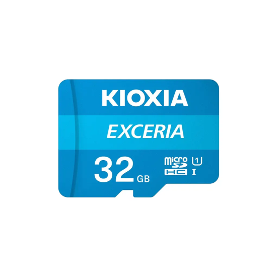 KIOXIA 32GB Exceria, UHS-1, CL10, 100Mb/s, MicroSD Kart Bellek (SD Adaptörlü)