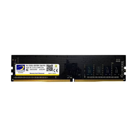 TwinMOS MDD44GB2666D, 4GB, DDR4, 2666MHz, 1.2V Desktop Ram