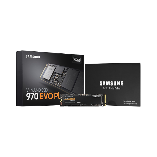 SAMSUNG MZ-V7S500BW 970 EVO PLUS 500GB 3500/3200 Gen3, NVMe PCIe M.2 2280, SSD