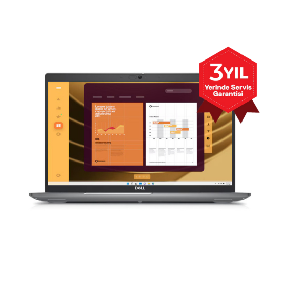 DELL LATITUDE 5550, N021L555015EMEA_VP_UBU, Ultra7 155U, 15,6’’ FHD, 16Gb Ram, 512Gb SSD, Paylaşımlı Ekran Kartı, Free Dos Notebook (6278643)