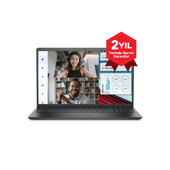 DELL Vostro 3520, N1608PVNB3520U, i7-1255U, 15,6’’ FHD, 8Gb Ram, 512Gb SSD, Paylaşımlı Ekran Kartı, Free Dos Notebook (5849332)