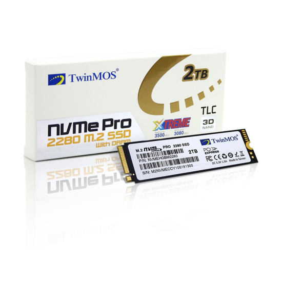 TwinMOS NVMEHGBM2280, 2TB, 3500-3080Mb/s, Gen3, NVMe PCIe M.2, 3DNANDM, SSD