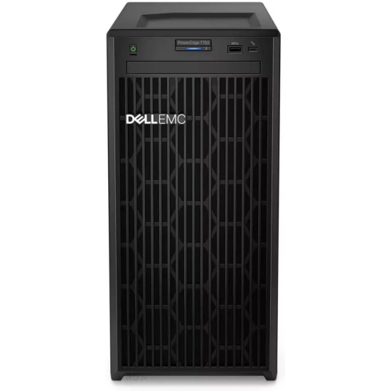 DELL PET150SPL5, T150, Intel Xeon E-2314, 16Gb ECC UDIMM Ram, 1x480Gb SSD, 1x300W Power, Free Dos, TOWER, SERVER (6207960)