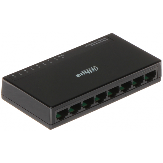 DAHUA PFS3008-8GT-L, 8 Port, GigaBit, Yönetilemez, Masaüstü Switch