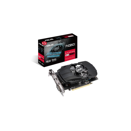 ASUS PHOENIX PH-RX550-4G-EVO, 4Gb, GDDR5, 128Bit,  1xDVI, 1xHDMI, 1xDP GAMING Ekran Kartı