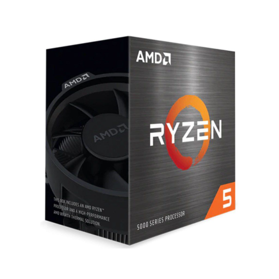 AMD RYZEN 5 5600X 6 Core, 3,70-4.60GHz,  35Mb Cache, 65W, Wraith Stealth FAN, AM4 Soket, BOX (Kutulu) (Grafik Kart YOK, Fan VAR)