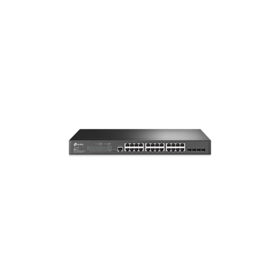 TP-LINK OMADA PROJE, TL-SG3428, 24 Port, GigaBit, Metal Kasa, +4Port GigaBit SFP, Yönetilebilir, Rackmount Switch