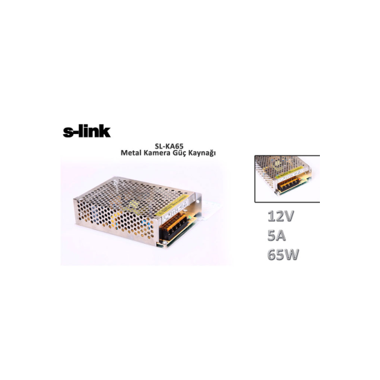 S-LINK SL-KA65 12V 5A Switch Mode DC ADAPTÖR