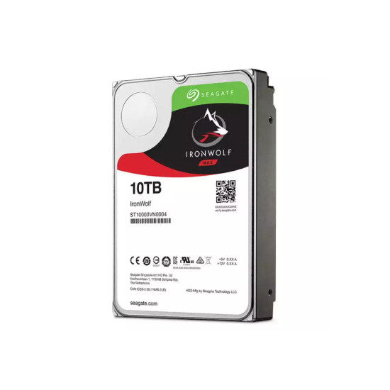 SEAGATE IRONWOLF, ST10000VN0008, 3.5’’, 10TB, 256Mb, 7200Rpm, SERVER/NAS HDD