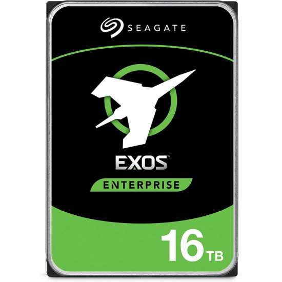 SEAGATE EXOS X16, ST16000NM001G, 3.5’’, 16TB,  256Mb, 7200 Rpm, 7/24 Enterprise, DATA CENTER-GÜVENLİK-NAS-SERVER, HDD