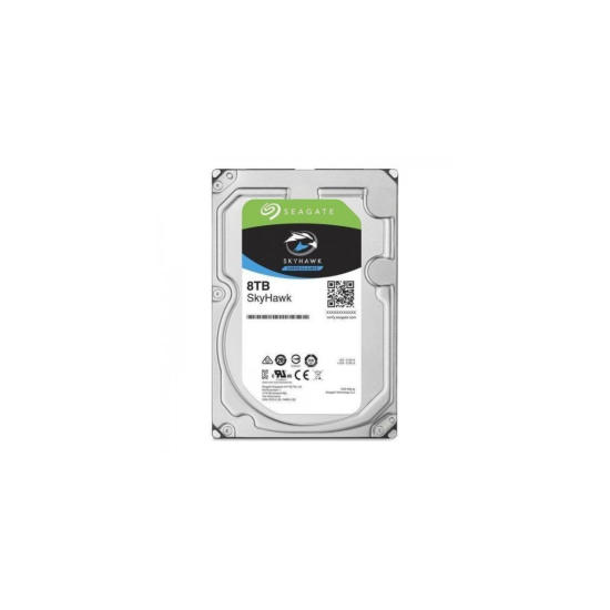 SEAGATE SKYHAWK, ST8000VX004, 3.5’’, 8TB, 256Mb, 7200Rpm, Güvenlik, HDD