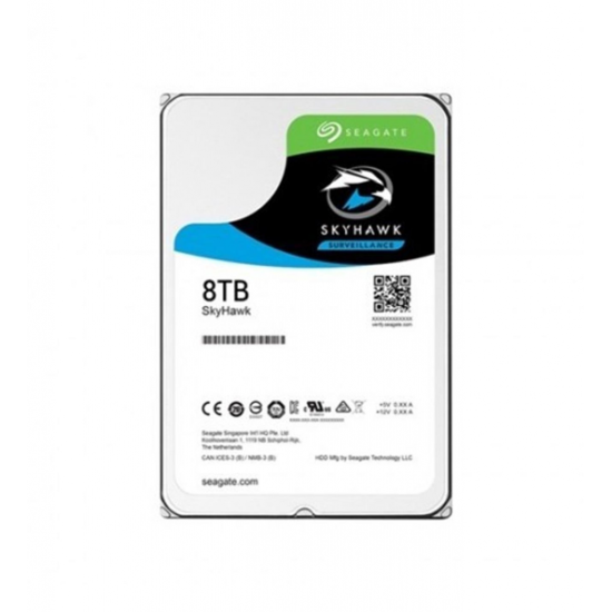 SEAGATE SKYHAWK, ST8000VX010, 3.5’’, 8TB, 256Mb, 5400Rpm, Güvenlik, HDD