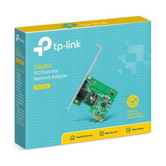 TP-LINK TG-3468, GigaBit, PCI-Express, Ethernet Kartı