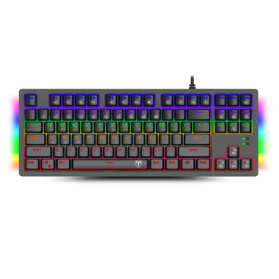 T-DAGGER BALI, T-TGK311, USB Kablolu, Türkçe Q,  Rainbow RGB, Mechanical, Blue Switch, Gaming Klavye (Powered By REDRAGON)