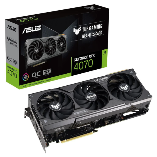 ASUS TUF-RTX4070-O12G-GAMING, 12Gb, 192Bit, GDDR6X, 1xHDMI, 3xDP GAMING Ekran Kartı