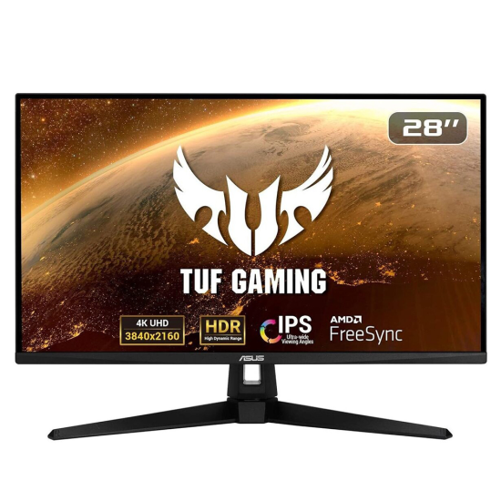 ASUS TUF GAMING VG289Q1A 28’’ 5ms, 60Hz, 4K DP, 2xHDMI, Hoparlör, Fast IPS LED, Düşük Mavi Işık, FreeSync Premium, GAMING Monitör