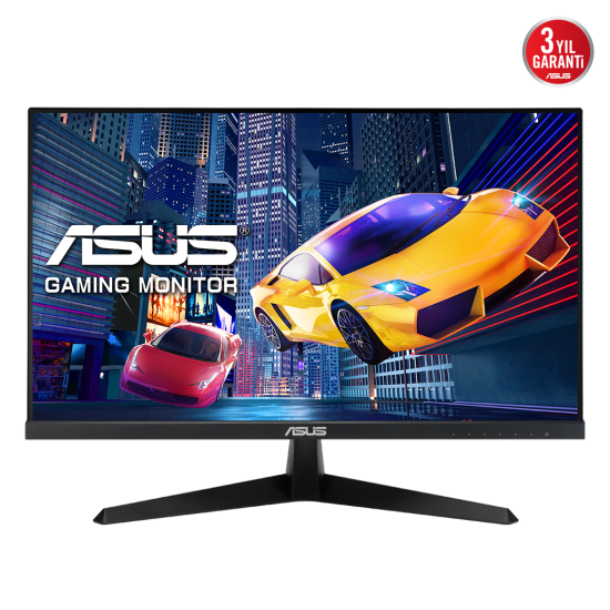 ASUS VY249HGE 23.8’’ 1ms, 144Hz, Full HD, HDMI, IPS LED, Anti Bakteriyel, Mavi Işık Filtresi, FreeSync Premium, GAMING Monitör