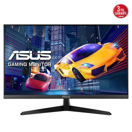 ASUS VY279HGE 27’’ 1ms, 144Hz, Full HD, HDMI, IPS LED, Anti Bakteriyel, Mavi Işık Filtresi, FreeSync Premium, GAMING Monitör