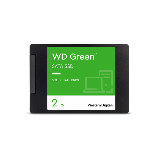 WD Green, WDS200T2G0A, 2TB, 545/465, 3D NAND, 2,5’’ SATA, SSD