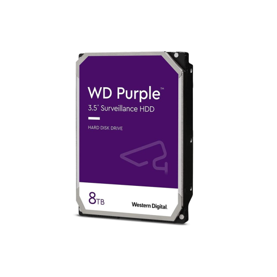 WD PURPLE, WD84PURZ, 3.5’’, 8TB, 128Mb, 5640 Rpm, 7/24 Güvenlik, HDD