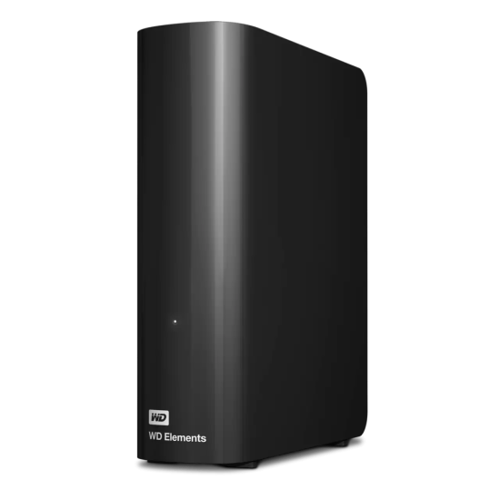 WD WDBWLG0100HBK-EESN, Elements, 10TB, 3.5’’, USB3.0, Masaüstü, Harici HDD, Siyah