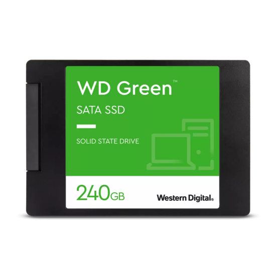 WD Green, WDS240G3G0A, 240GB, 545/465, 3D NAND, 2,5’’ SATA, SSD