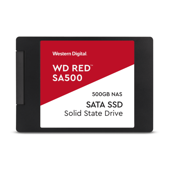 WD Red SA500, WDS500G1R0A, 500GB, 560/530, SERVER ve NAS için Enterprise, 2,5’’ SATA, SSD