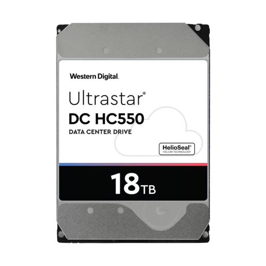 WD ULTRASTAR, WUH721818ALE6L4, 3.5’’, 18TB, 512Mb, 7200 Rpm, 7/24 Enterprise, DATA CENTER-GÜVENLİK-NAS-SERVER, HDD (DC HC550) (0F38459)