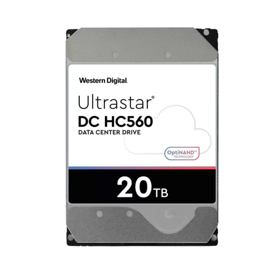 WD ULTRASTAR, WUH722020BLE6L4, 3.5’’, 20TB, 512Mb, 7200 Rpm, 7/24 Enterprise, DATA CENTER-GÜVENLİK-NAS-SERVER, HDD (DC HC560) (0F38785)