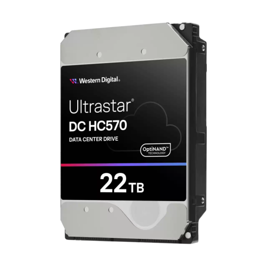 WD ULTRASTAR, WUH722222ALE6L4, 3.5’’, 22TB, 512Mb, 7200 Rpm, 7/24 Enterprise, DATA CENTER-GÜVENLİK-NAS-SERVER, HDD (DC HC570) (0F48155)