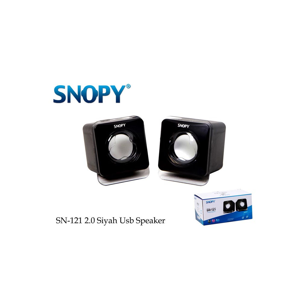 SNOPY%20SN-121,%206W,%201+1,%20Masaüstü,%20USB,%20Speaker,%20(Siyah)