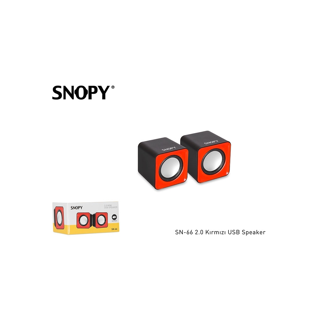 SNOPY%20SN-66,%206W,%201+1,%20Masa%20Üstü,%20USB,%20Speaker%20(Siyah-Kırmızı)