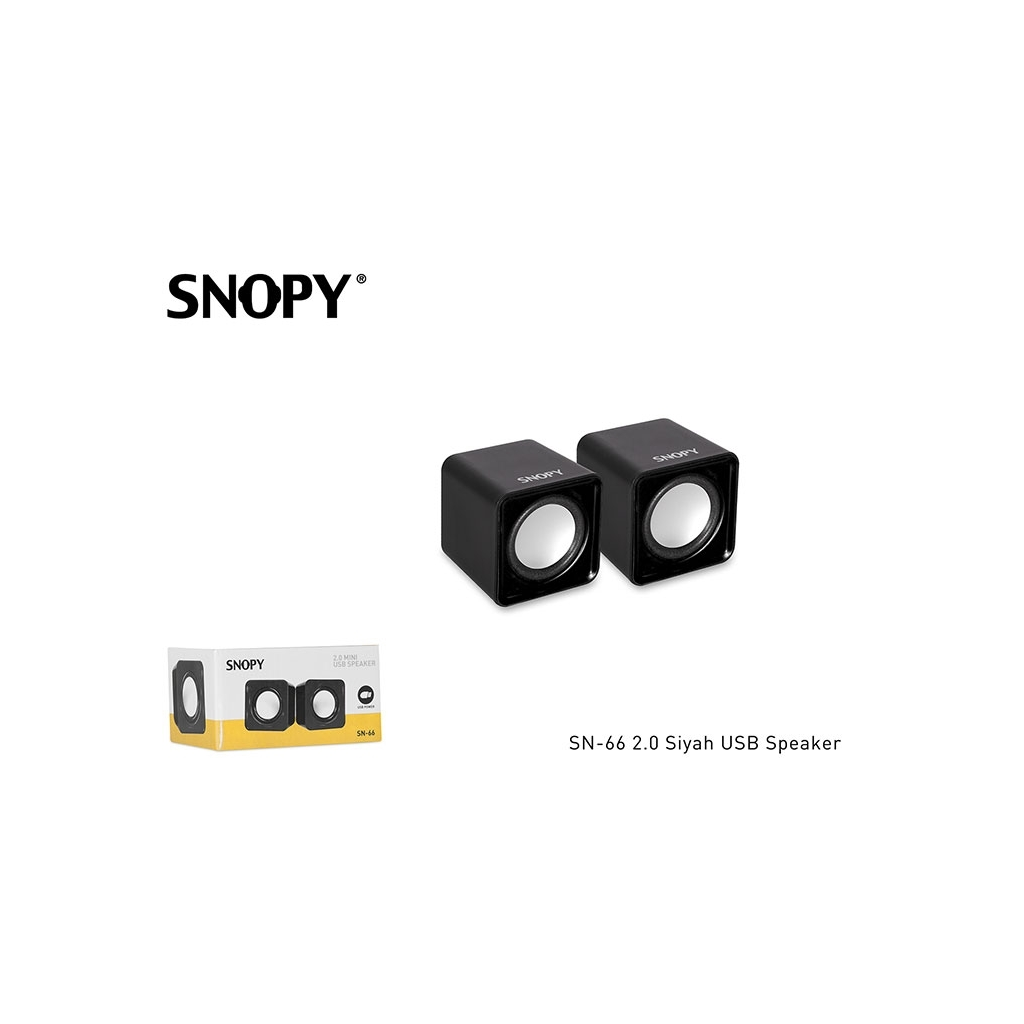 SNOPY%20SN-66,%206W,%201+1,%20Masa%20Üstü,%20USB,%20Speaker%20(Siyah-Siyah)