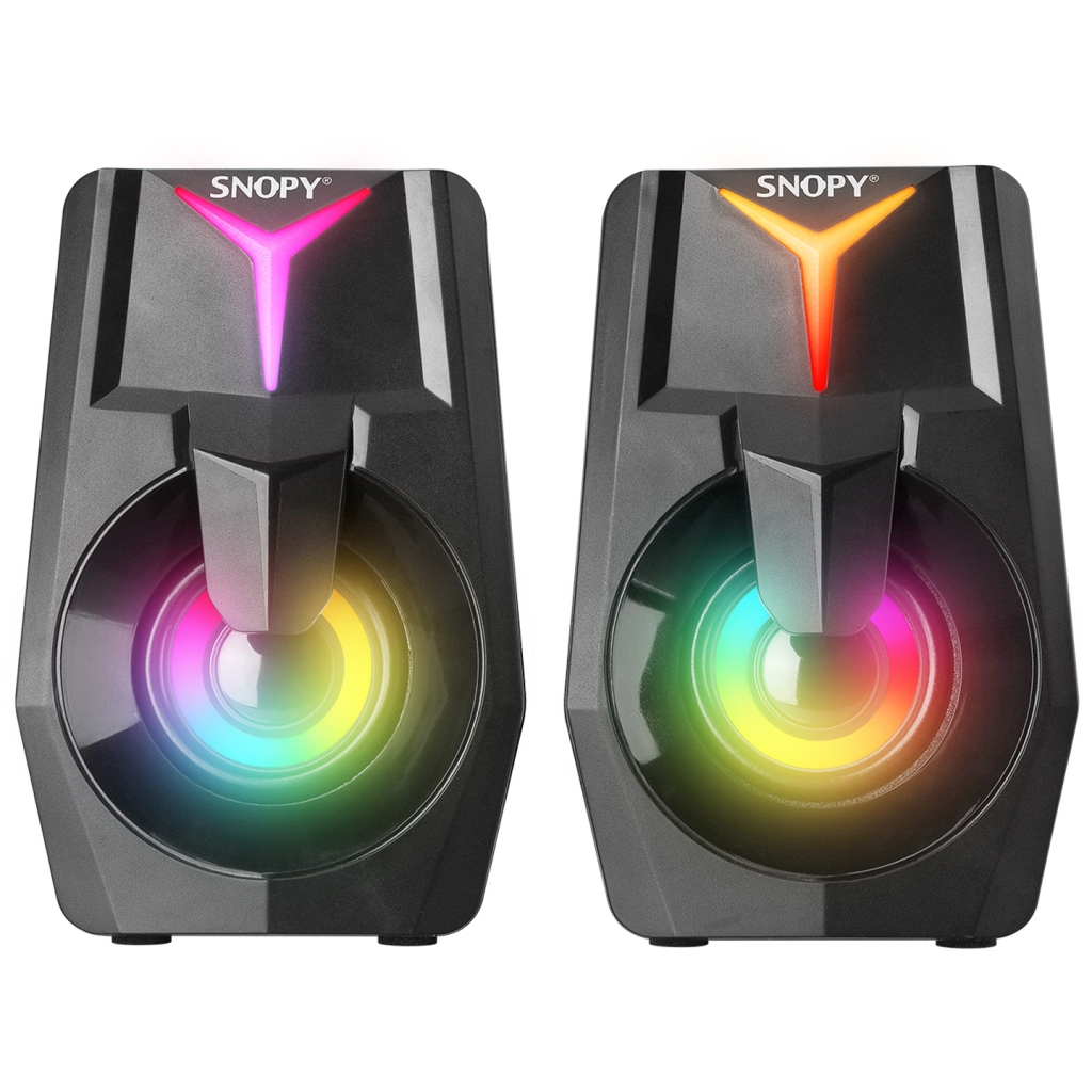 SNOPY%20SN-X22%20STYLE,%206W,%201+1,%20Masaüstü,%20USB,%20RGB%20Aydınlatma,%20Siyah%20Kasa,%20Speaker