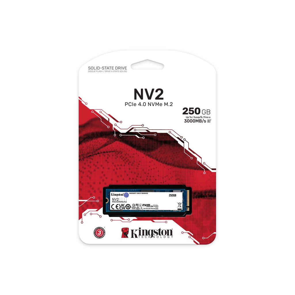 KINGSTON%20SNV2S/250G,%20NV2,%20250Gb,%203000/1300,%20Gen4,%20NVME%20PCIe%20M.2%202280,%20SSD