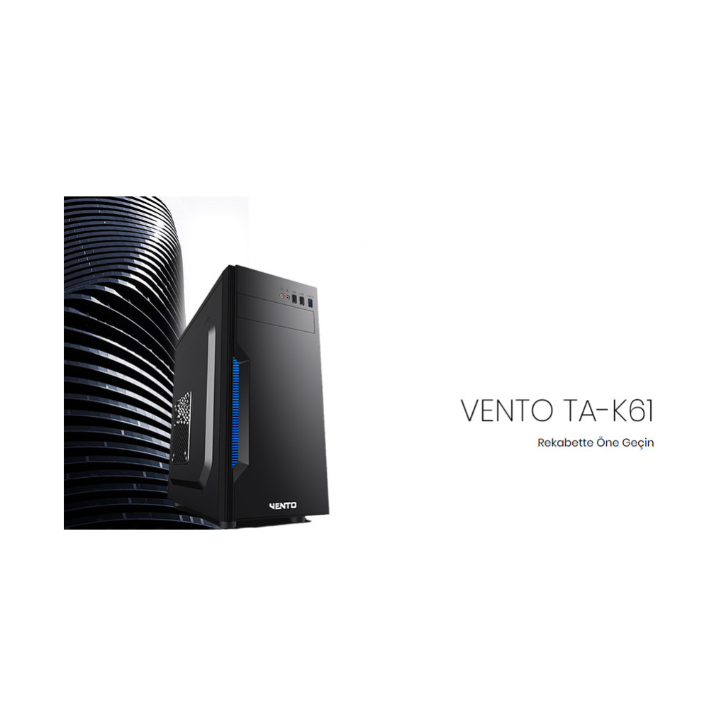 VENTO%20TA-K61%20Mid%20Tower,%20550W%2080+%20Siyah,%20ATX%20Kurumsal%20KASA