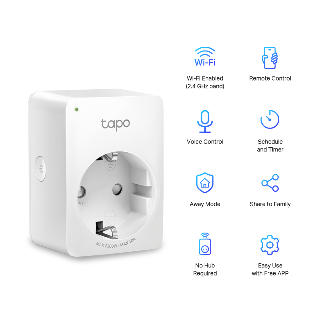 TP-LINK%20Tapo%20P100%20Wi-Fi%20Mini%20Akıllı%20Priz%20(Dörtlü)