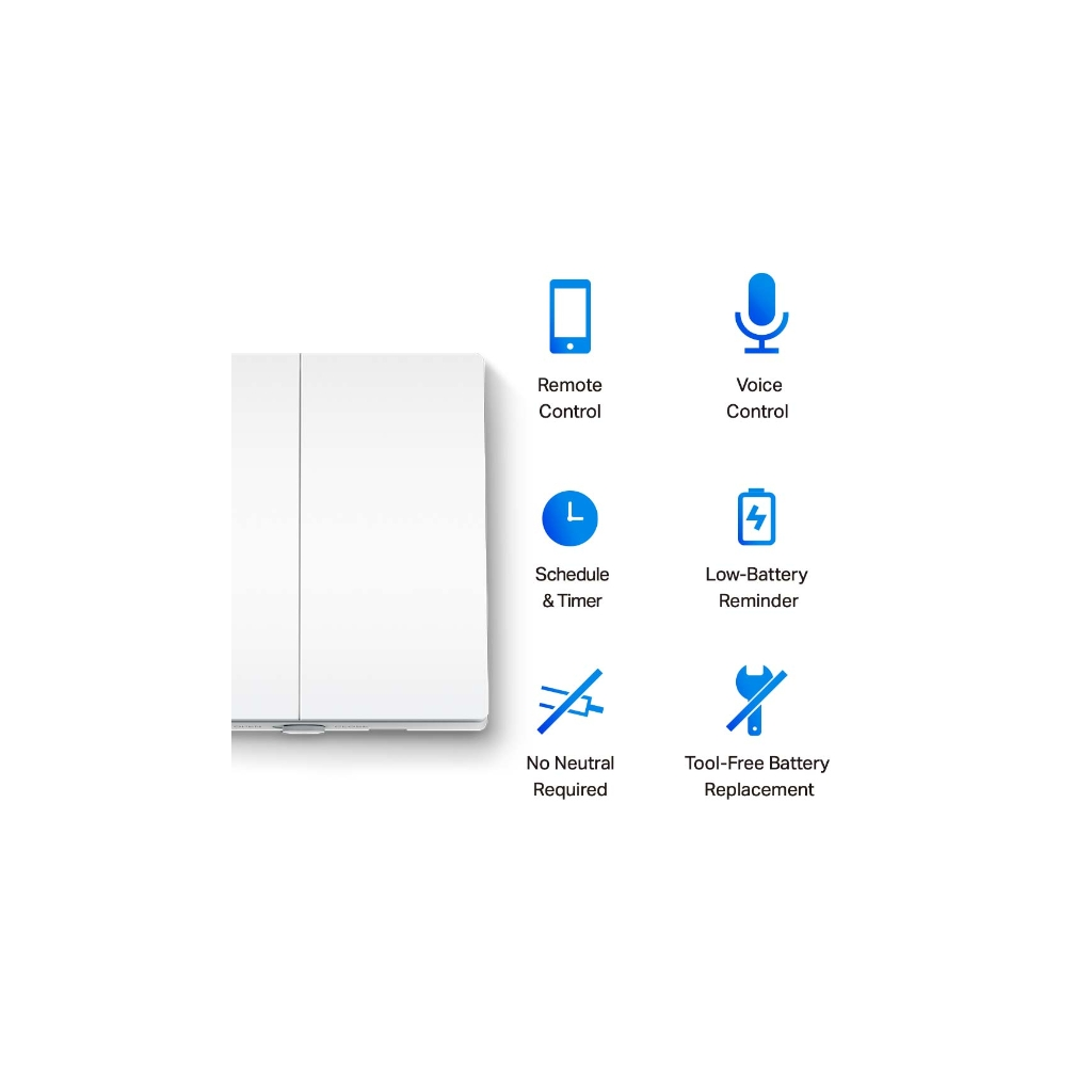 TP-LINK%20Tapo%20S220%20Wi-Fi%20Akıllı%20Işık%20Anahtarı%20(2%20Düğme%20-%201%20Yol)