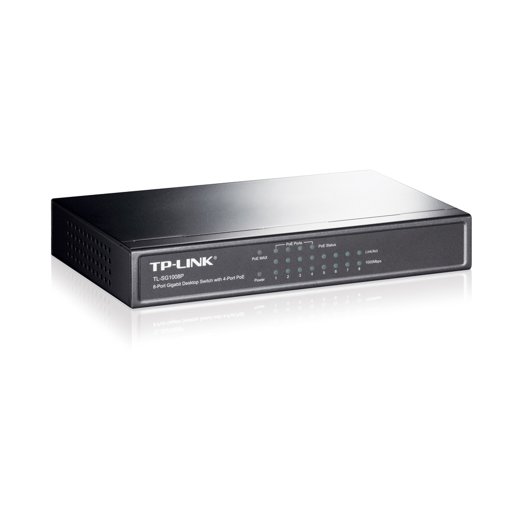 TP-LINK%20TL-SG1008P,%208%20Port,%20GigaBit,%20Metal%20Kasa,%204%20Port%20PoE,%2055W,%20Yönetilemez,%20Masaüstü%20Switch