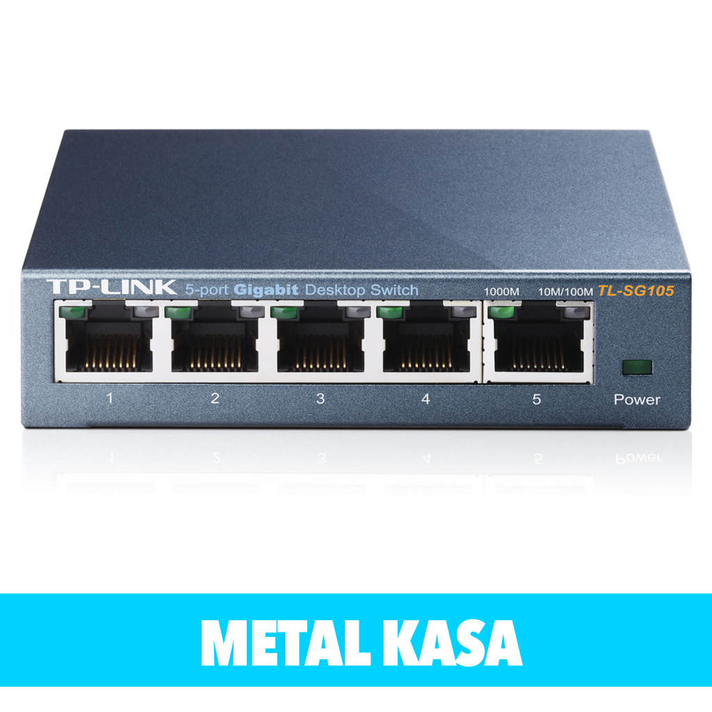 TP-LINK%20TL-SG105,%205%20Port,%20GigaBit,%20Metal%20Kasa,%20Yönetilemez,%20Masaüstü%20Switch